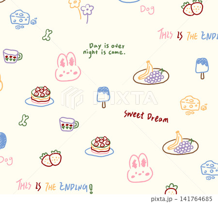 Large Mixed Set Of Cute Nursery Boho And Vintage Floral Seamless Patterns Large Mixed Set Of Cute Nursery Boho And Vintage Floral Seamless Patterns 141764685