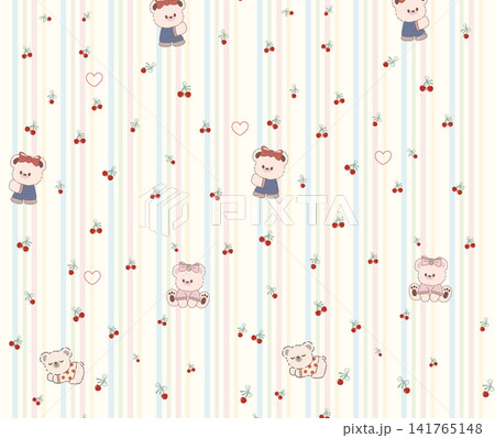 Large Bundle Of Sweet Nursery Animal Lace And Floral Seamless Repeat Patterns 141765148