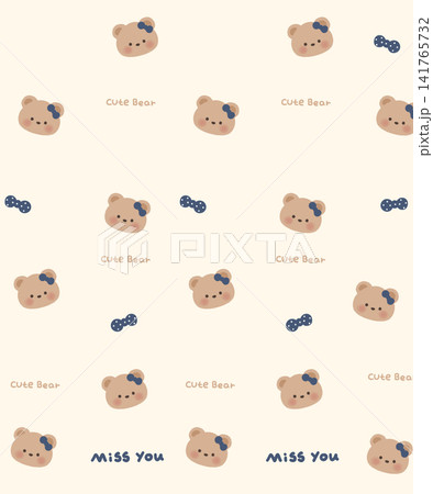 Diverse Seamless Pattern Collection With Vintage Florals And Cute Cartoon Animals Diverse Seamless Pattern Collection With Vintage Florals And Cute Cartoon Animals 141765732