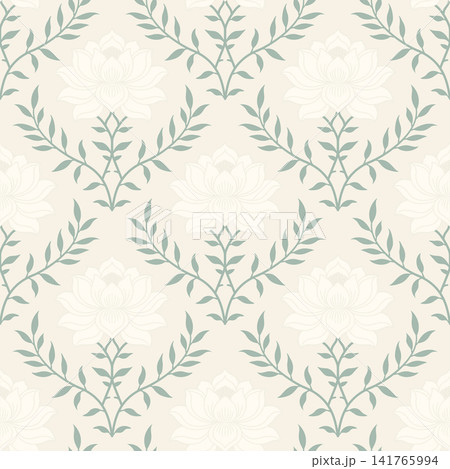 Diverse Seamless Pattern Collection With Vintage Florals And Cute Cartoon Animals Diverse Seamless Pattern Collection With Vintage Florals And Cute Cartoon Animals 141765994