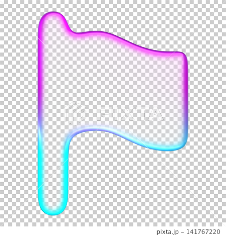 Pastel glass flag icon in gradient glassmorphism style for milestone mark, sleek banner symbol designed for target goal, location pin, and country settings Pastel glass flag icon in gradient glassmorphism style for milestone mark, sleek banner symbol designed for target goal, location pin, and country settings 141767220