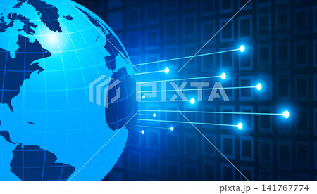 World in Fiber optics abstract background World in Fiber optics abstract background 141767774