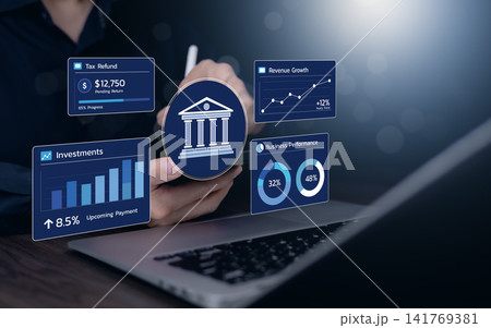 Digital Banking and Financial Performance Analytics Dashboard Digital Banking and Financial Performance Analytics Dashboard 141769381