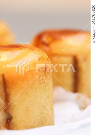 Traditional Granada Pionono Pastry Close Upi Traditional Granada Pionono Pastry Close Upi 141769820