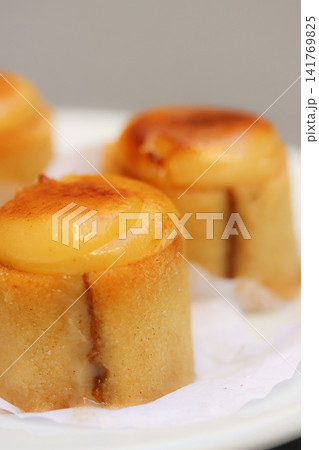 Selective Focus on Traditional Pionono Dessert from Granada Selective Focus on Traditional Pionono Dessert from Granada 141769825