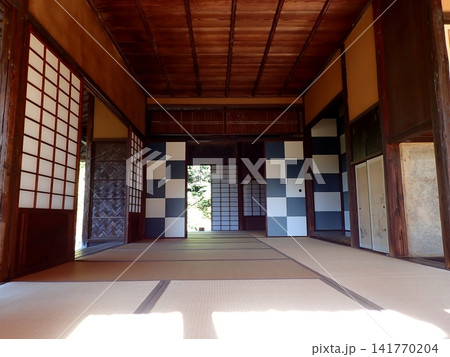 桂離宮 松琴亭 市松模様の襖 桂離宮 松琴亭 市松模様の襖 141770204