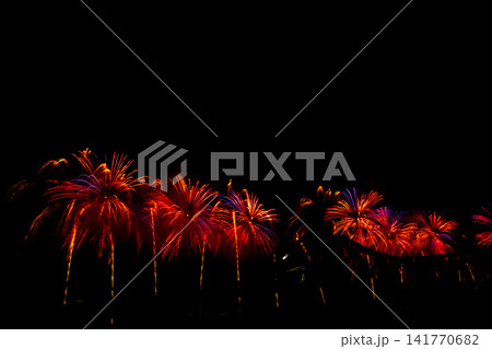 新潟県長岡市 信濃川 長岡まつり花火大会 新潟県長岡市 信濃川 長岡まつり花火大会 141770682