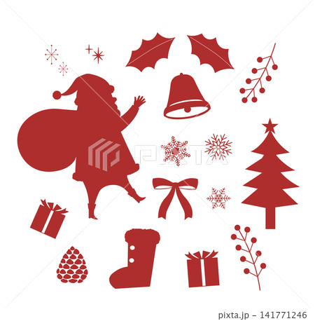 クリスマス素材 クリスマス素材 141771246