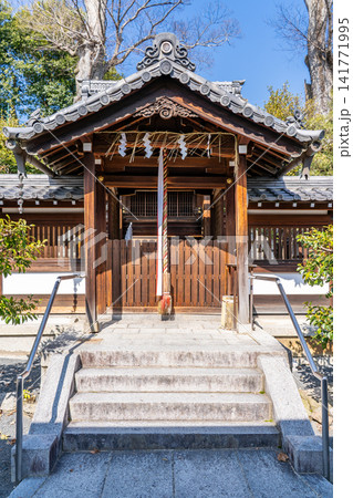 京都 花園 今宮神社(祇花園社、花園社)拝所、中門 産土神(疫病を鎮めるために創建) 京都 花園 今宮神社(祇花園社、花園社)拝所、中門 産土神(疫病を鎮めるために創建) 141771995