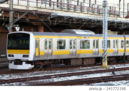 JR大宮工場にて車両検査中の総武線E231系電車(埼玉県さいたま市大宮区) JR大宮工場にて車両検査中の総武線E231系電車(埼玉県さいたま市大宮区) 141772198