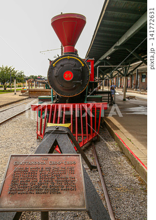 アメリカのチャタヌーガ・チュー・チューの機関車と駅 アメリカのチャタヌーガ・チュー・チューの機関車と駅 141772631