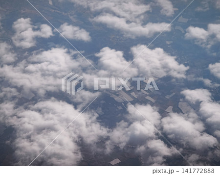 Aerial View of Clouds from Above. Aerial View of Clouds from Above. 141772888