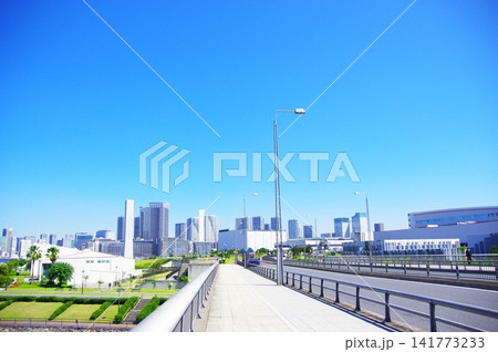 江東区の富士見橋から望む風景 江東区の富士見橋から望む風景 141773233