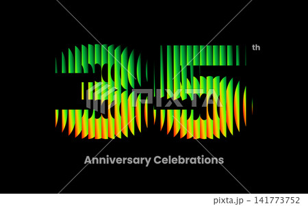 Anniversary logo or emblem design for event. Anniversary logo or emblem design for event. 141773752