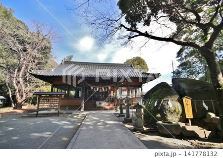 北九州　荘八幡神社の『鈴石』　鬼滅の刃の聖地となっている 141778132