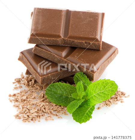 Closeup detail of chocolate parts Closeup detail of chocolate parts 141778375