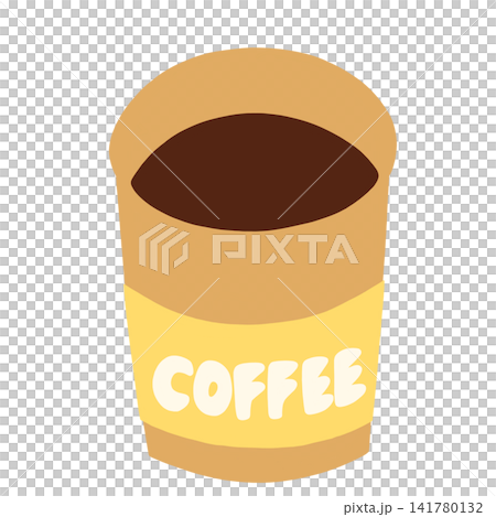Coffee in a paper cup Coffee in a paper cup 141780132
