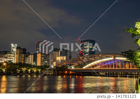 水都大阪夜景 大阪市 水都大阪夜景 大阪市 141781125