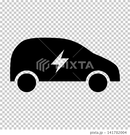 電動車橫向行駛的簡單向量圖 電動車橫向行駛的簡單向量圖 141782004