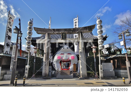 福岡 櫛田神社楼門 節分まつり 福岡 櫛田神社楼門 節分まつり 141782050