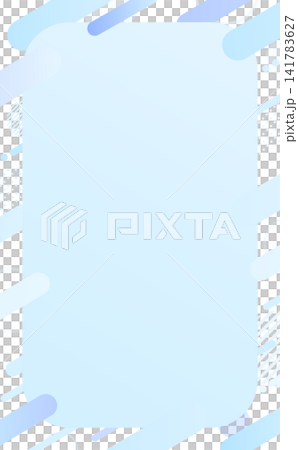 Cool-toned pop abstract transparent frame_vertical Cool-toned pop abstract transparent frame_vertical 141783627