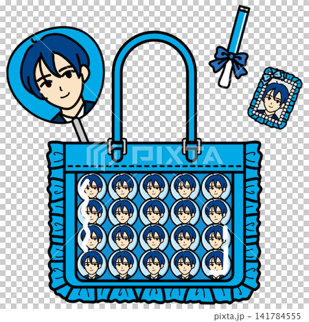 <Fan Activities> Fan Activities Goods Set (Male - Blue) <Fan Activities> Fan Activities Goods Set (Male - Blue) 141784555