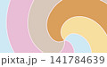 Abstract pastel swirl pattern with soft color transitions and curved lines 141784639
