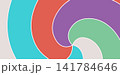 Abstract colorful swirling shapes with a modern, dynamic feel 141784646