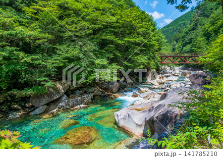 長野県 大桑村 阿寺渓谷 長野県 大桑村 阿寺渓谷 141785210