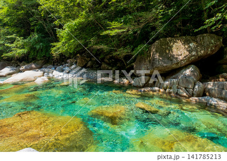 長野県 大桑村 阿寺渓谷 長野県 大桑村 阿寺渓谷 141785213