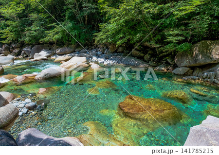 長野県 大桑村 阿寺渓谷 長野県 大桑村 阿寺渓谷 141785215