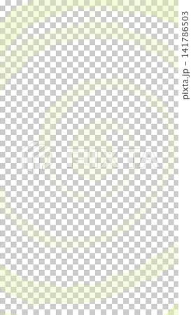 A rough circular spiral drawn with a lime yellow watercolor brush and a transparent background. A rough circular spiral drawn with a lime yellow watercolor brush and a transparent background. 141786503