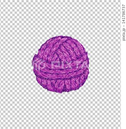 【毛線球】手工刺繡插畫材質 【毛線球】手工刺繡插畫材質 141786737