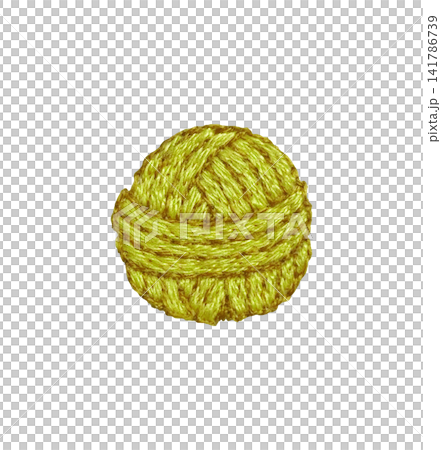 [Yarn Ball] Hand Embroidery Illustration Material 141786739