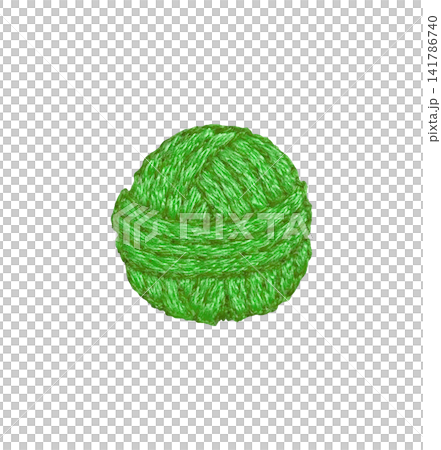 [Yarn Ball] Hand Embroidery Illustration Material 141786740