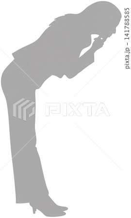woman standing silhouette 141788585