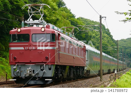東北本線を走る寝台特急カシオペア 東北本線を走る寝台特急カシオペア 141788972