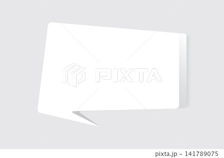 Speech bubble blank frame, text quote box, message Speech bubble blank frame, text quote box, message 141789075