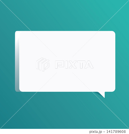 Speech bubble blank frame, text quote box, message Speech bubble blank frame, text quote box, message 141789608