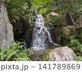 日本庭園 三景園の涼やかな三段の滝と力強い清流の風景 日本庭園 三景園の涼やかな三段の滝と力強い清流の風景 141789869