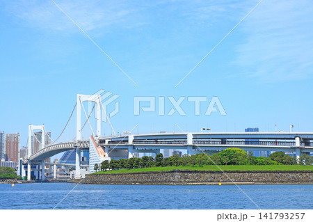 東京都港区、レインボーブリッジの風景 141793257