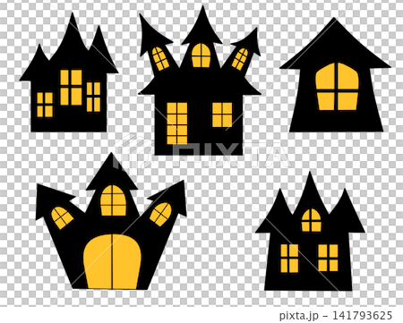 ハロウィン用の家セット ハロウィン用の家セット 141793625