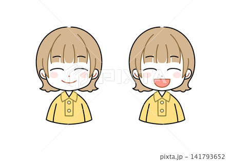 にっこり笑顔の女の子 141793652