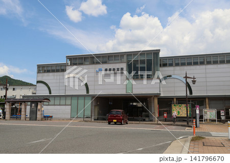 姫新線 播磨新宮駅の橋上駅舎 姫新線 播磨新宮駅の橋上駅舎 141796670