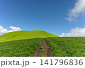 初夏の霧ヶ峰・美ヶ原エリア、どこまでも続く三峰山への美しい稜線（長野県） 141796836