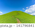 初夏の霧ヶ峰・美ヶ原エリア、どこまでも続く三峰山への美しい稜線（長野県） 141796841
