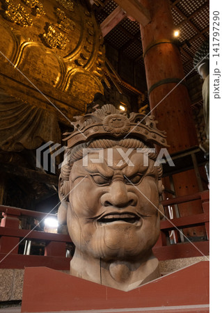 大仏殿の木造仏頭 大仏殿の木造仏頭 141797290