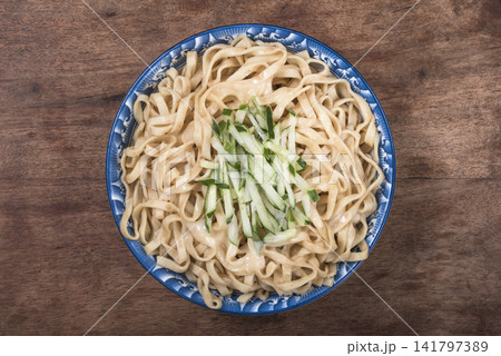 chiayi-style cold noodles with mayonnaise 141797389