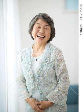 80代女性のポートレート 80代女性のポートレート 141798480