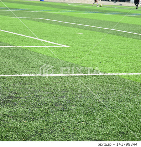 artificial green grass background for playground artificial green grass background for playground 141798844